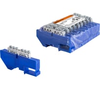 Нулевая шина "n" TDM с изолятором на din-рейку 6x9мм стойка бол. 6 групп никелированная SQ0801-0326