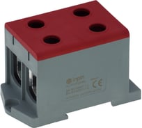 Клемма INPIN 4 подключения 25-150мм2 1000V 250/320А красная KL1501P2WRD