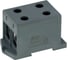 Клемма INPIN 4 подключения 25-150мм2 1000V 250/320А серая KL1501P2WGY 1