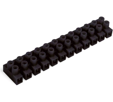 Винтовой зажим КВТ звинг-10а 1.5-6.0мм2 чер 87162