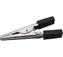 Зажим крокодил TDM ЗК 15А 75мм черный 10шт SQ0541-0012