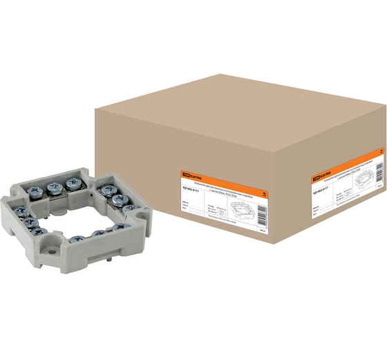 Клеммник для распаячных и установочных коробок TDM ELECTRIC с шагом 60мм SQ1402-0117