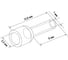Наконечник-гильза TDM ELECTRIC Е0508 0,5мм2 с изолированным фланцем 100шт SQ0512-0012 3