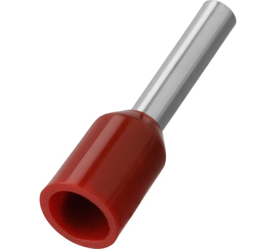 Гильза соединительная Е1008 TDM ELECTRIC 1мм2 с изолированным фланцем (100 штук) SQ0512-0002