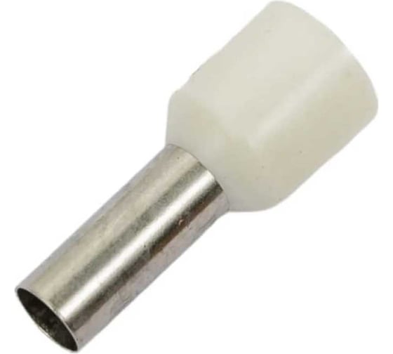 Наконечник-гильза TDM ELECTRIC Е10-12 10мм2 с изолированным фланцем 100шт SQ0512-0006