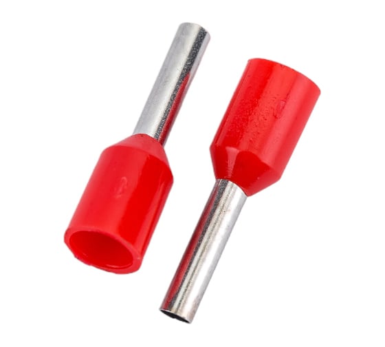 Наконечник-гильза TDM ELECTRIC Е1508 1,5мм2 с изолированным фланцем 100шт SQ0512-0013