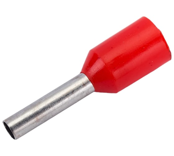 Наконечник-гильза TDM ELECTRIC Е1508 1,5мм2 с изолированным фланцем 100шт SQ0512-0013
