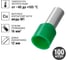Наконечник-гильза TDM ELECTRIC Е16-12 16мм2 с изолированным фланцем 100шт SQ0512-0007 2