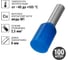 Наконечник-гильза TDM ELECTRIC Е2508 2,5мм2 с изолированным фланцем 100шт SQ0512-0014 2