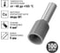 Наконечник-гильза TDM ELECTRIC Е4009 4мм2 с изолированным фланцем 100шт SQ0512-0003 2