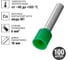 Наконечник-гильза TDM ELECTRIC Е6018 6мм2 с изолированным фланцем 100шт SQ0512-0005 2