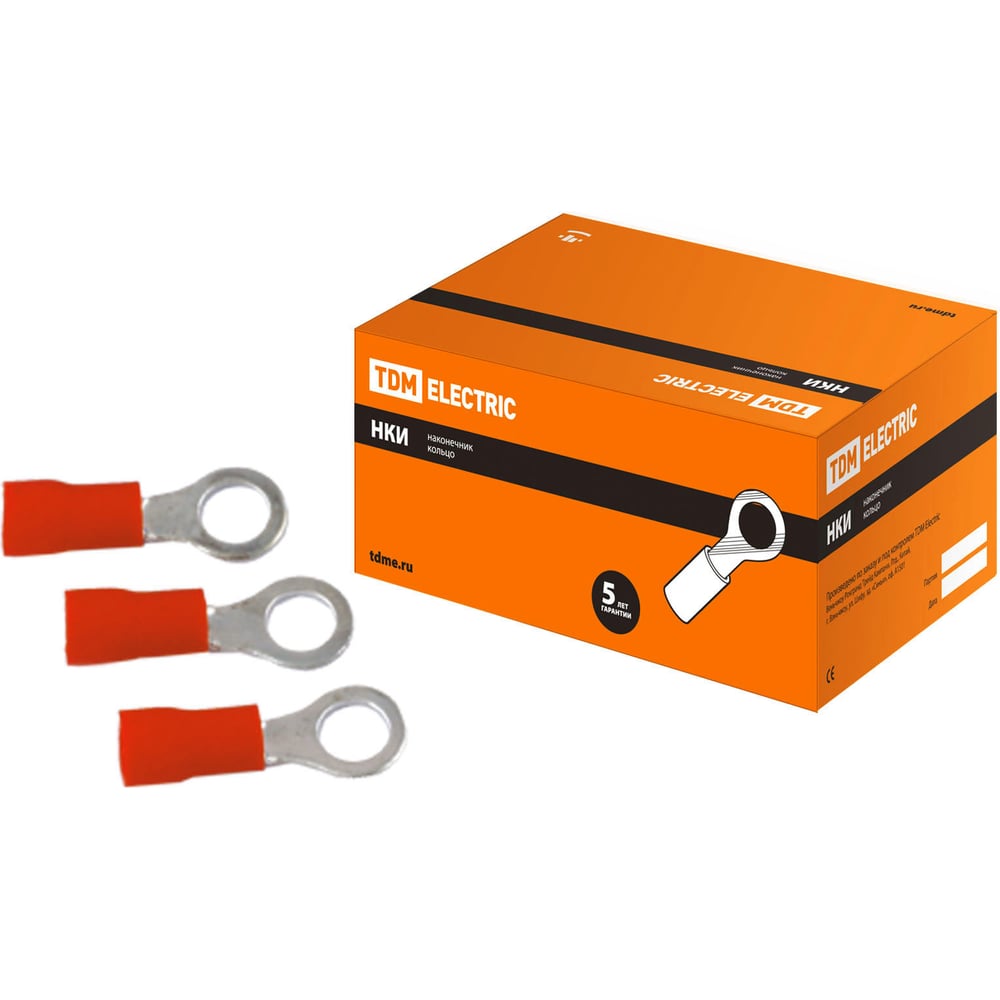 Наконечник TDM НКИ 1,25-4 кольцо 0,5-1,5мм 100шт SQ0502-0001 - выгодная ...