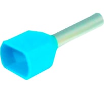 Штыревой втулочный изолированный наконечник TDM ELECTRIC двойной НШвИ 2 0,75х10 100 шт SQ0521-0003