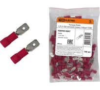 Разъем TDM РпИп 1,25-5-0,8 плоский папа 100шт SQ0504-0007