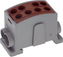 Клемма INPIN 4 подключения 2,5-25мм2 1000V 125А коричневая HL35/251P2WBN