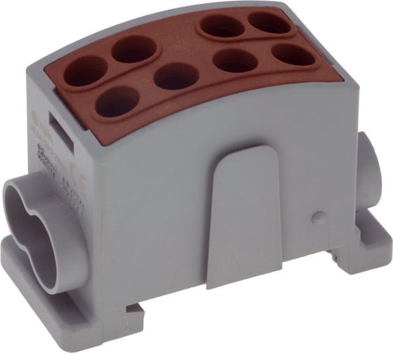 Клемма INPIN 4 подключения 2,5-25мм2 1000V 125А коричневая HL35/251P2WBN
