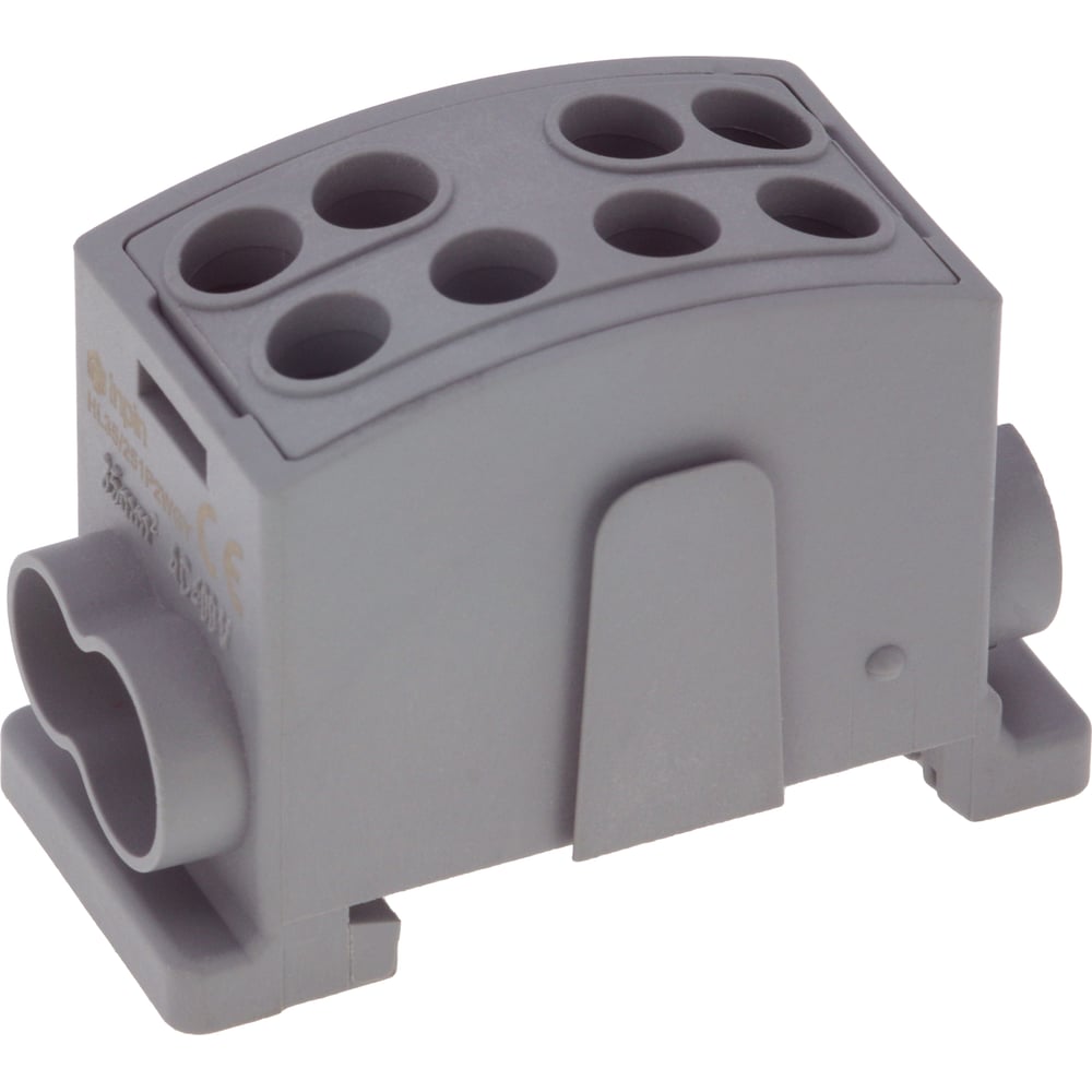 Клемма INPIN 4 подключения 2,5-25мм2 1000V 125А серая HL35/251P2WGY ...