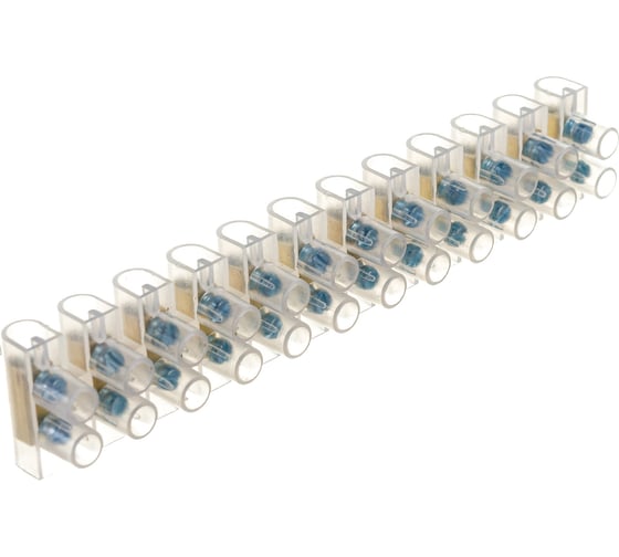 Клеммная колодка Navigator 12x2.5мм NTB-UPE-S12-3/WH ( уп. 10 шт.) 71001