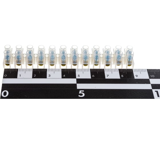 Клеммная колодка Navigator 12x2.5мм NTB-UPE-S12-3/WH ( уп. 10 шт.) 71001