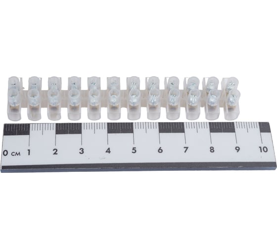 Клеммная колодка Navigator 12х4мм NTB-UPE-S12-5/WH 10 шт. 71002