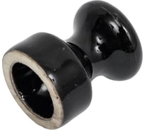Изолятор без винта WERKEL черный, ретро, 100 шт. a051451