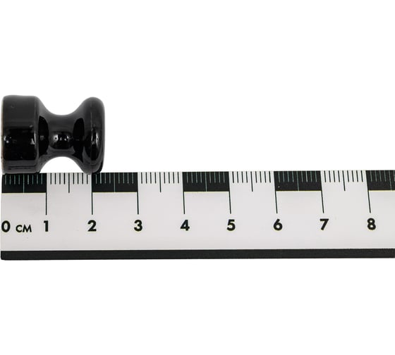 Изолятор без винта WERKEL черный, ретро, 100 шт. a051451