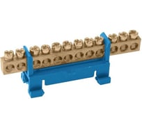 Нулевая шина Navigator на DIN-изоляторе "Стойка" 10 шт 6х9-10 71182