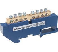 Нулевая шина Navigator на DIN-изоляторе 6х9-8, упаковка 10 штук 71153
