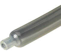 Термоусадочная клеевая трубка КВТ, ТТК-3:1-24/8 прозрачная 61208