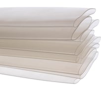 Клеевая термоусадочная трубка КВТ, ТТК-3:1-39/13 прозрачная 61210