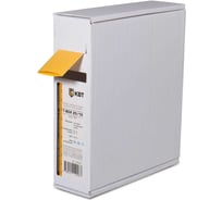 Трубка термоусадочная T-BOX 10/5 желтый 10м КВТ 65616