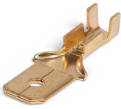 Плоский неизолированный разъем РП-П 2,5-7-0,8 КВТ 59138