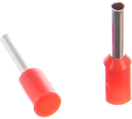 Штыревой втулочный изолированный наконечник НШВИ 1.0-8, 100шт ПЕРЕДОВИК 26464