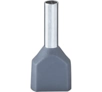 Двойной штыревой втулочный изолированный наконечник НШВИ2 0.75-8, 100шт ПЕРЕДОВИК 26382