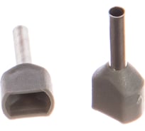 Штыревой втулочный изолированный наконечник НШВИ2 0.75-8, 50шт ПЕРЕДОВИК 26682