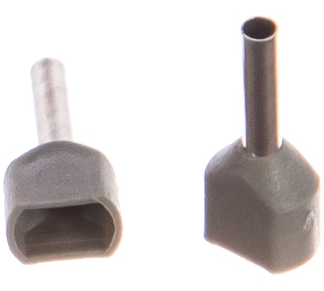 Штыревой втулочный изолированный наконечник НШВИ2 0.75-8, 50шт ПЕРЕДОВИК 26682