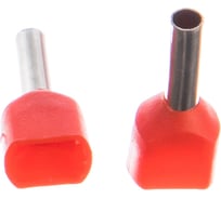 Штыревой втулочный изолированный наконечник НШВИ2 1-8, 50шт ПЕРЕДОВИК 26683