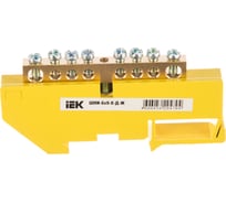 Нулевая шина на DIN-изоляторе ШНИ-6х9-8-Д-Ж YNN10-69-8D-K05 IEK 252922