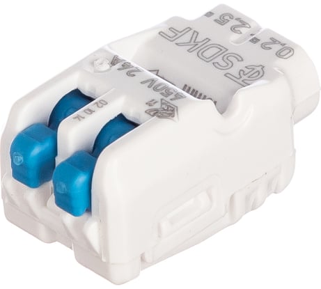 Универсальная строительно-монтажная клемма SDKF 2 2х2.5мм 10шт Tridonic ЭТ.120030