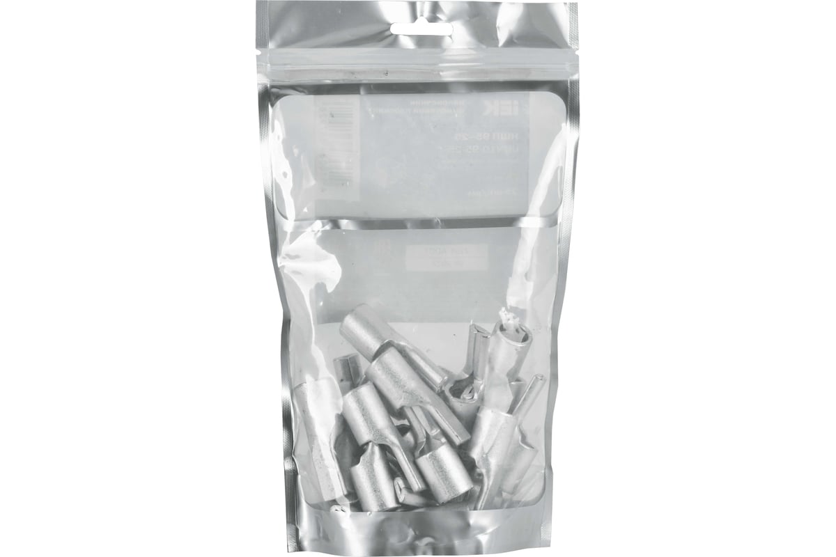 Штифтовой плоский наконечник IEK НШП 95–25 без изоляции (25шт/упак ...