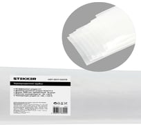 Термоусадочная трубка STEKKER HST-3517-100TR, длина 100 см., коэф. усадки 2:1, (10шт в упаковке), прозрачный, 49014