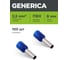 Наконечник ншви GENERICA 2,5-08 2,5мм2 из/фл (100шт/упак) UGN11-008-D25-100-G 3
