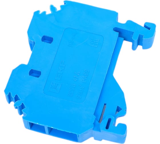 Клеммная пружинная колодка EKF jxb-s-6 41а синяя (40шт.) proxima plc-jxb-s-6b