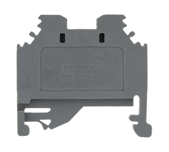 Клеммная пружинная колодка EKF jxb-s-4 32а серая (50шт.) proxima plc-jxb-s-4g