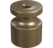 Универсальный пластиковый изолятор МЕЗОНИНЪ, цвет - бронза (100шт/уп) GE30025-36