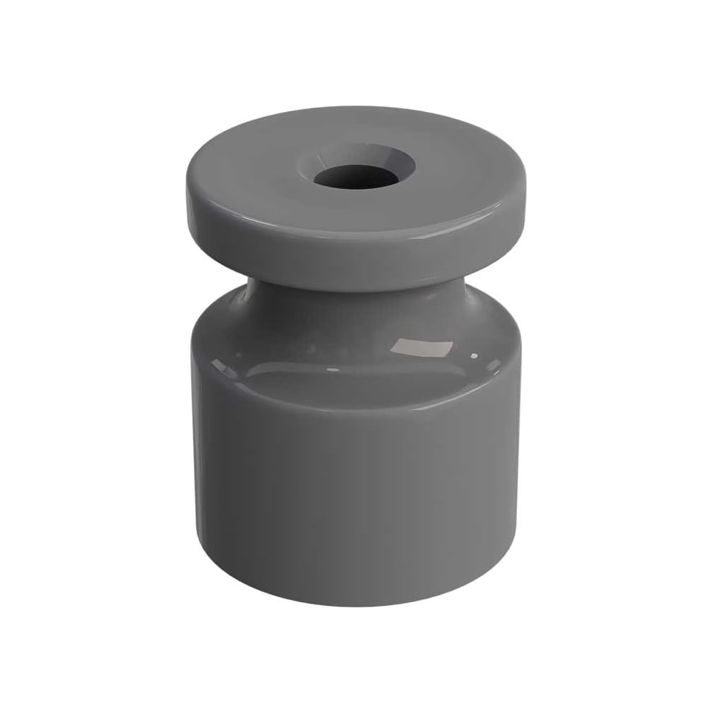 Универсальный пластиковый изолятор МЕЗОНИНЪ, цвет - серый (10шт/уп ...