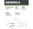 Наконечник GENERICA нки 2-6 кольцо 1,5-2,5мм (100шт/упак) UNL20-D25-4-6-G 6