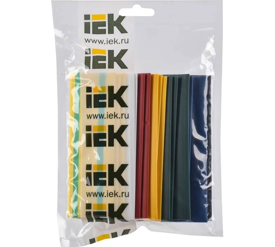 Набор ТТУ IEK нг-ls 20/10мм l=100мм 7 цветов 21шт/упак UDR10-020-010-021-S