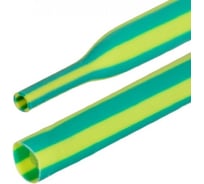 Термоусадочная трубка ПЕРЕДОВИК ТУТ 20/10 желто-зеленая 36038
