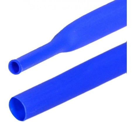 Термоусадочная трубка ПЕРЕДОВИК нг 50/25 синяя, 10м упак 36176